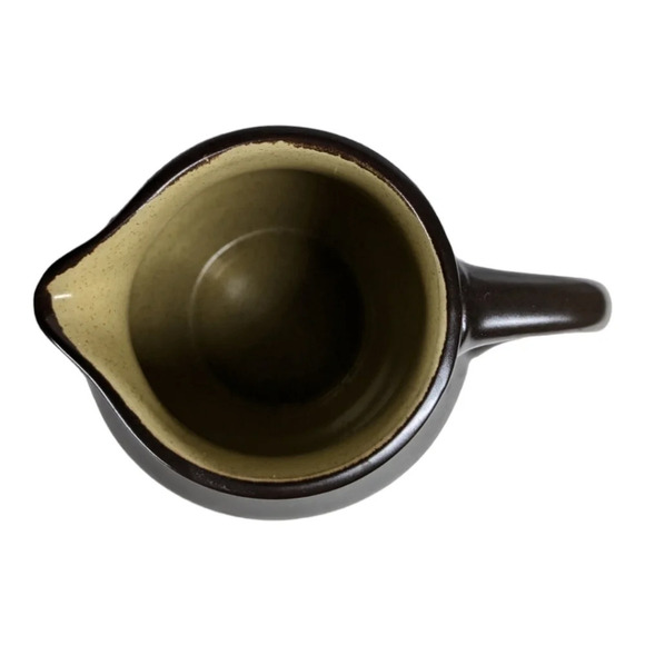 Noritake Folkstone Genuine Stoneware Coffee Creamer Brown - Picture 3 of 5